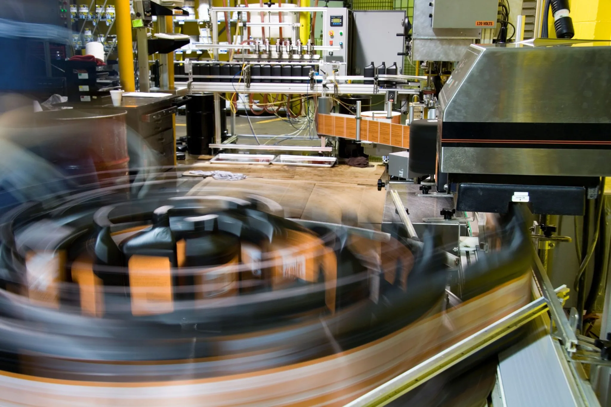 Illustrative photograph for the Packaging industry — not a photo of an HSCAM installation or customer.